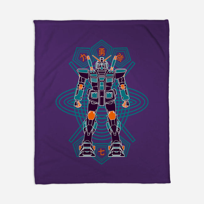 Gundam Type 6-None-Fleece-Blanket-ZeroShelfLife