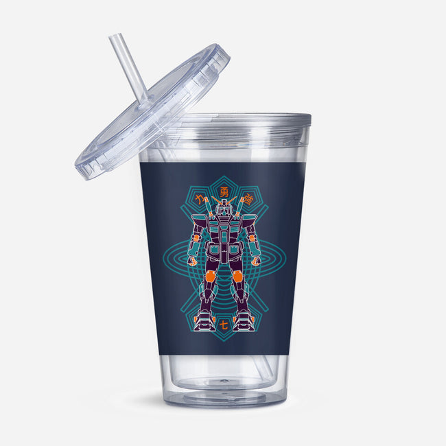 Gundam Type 6-None-Acrylic Tumbler-Drinkware-ZeroShelfLife