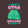 I Didn't Stab Anyone Today-None-Adjustable Tote-Bag-eduely