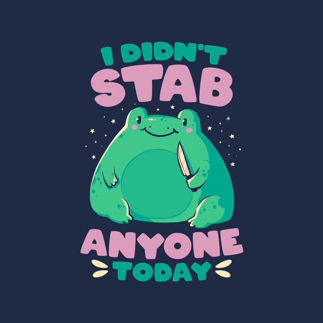 I Didn't Stab Anyone Today-None-Adjustable Tote-Bag-eduely