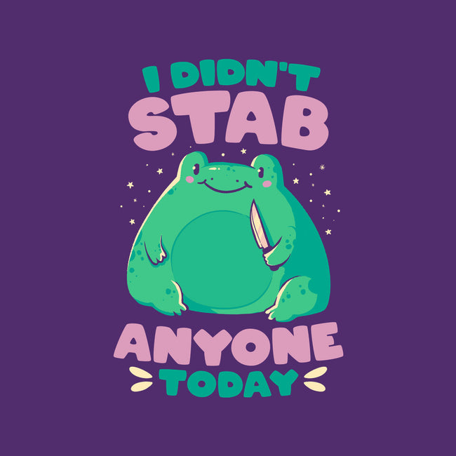 I Didn't Stab Anyone Today-Mens-Basic-Tee-eduely