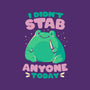 I Didn't Stab Anyone Today-Mens-Basic-Tee-eduely