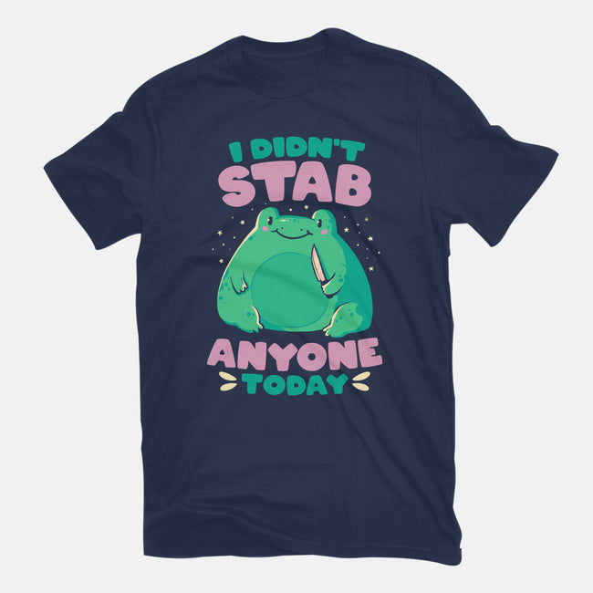 I Didn't Stab Anyone Today-Youth-Basic-Tee-eduely