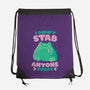 I Didn't Stab Anyone Today-None-Drawstring-Bag-eduely