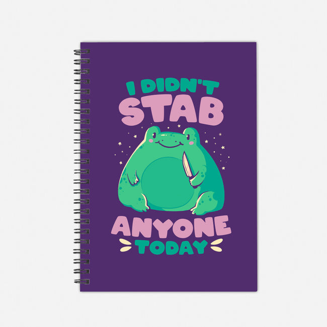 I Didn't Stab Anyone Today-None-Dot Grid-Notebook-eduely
