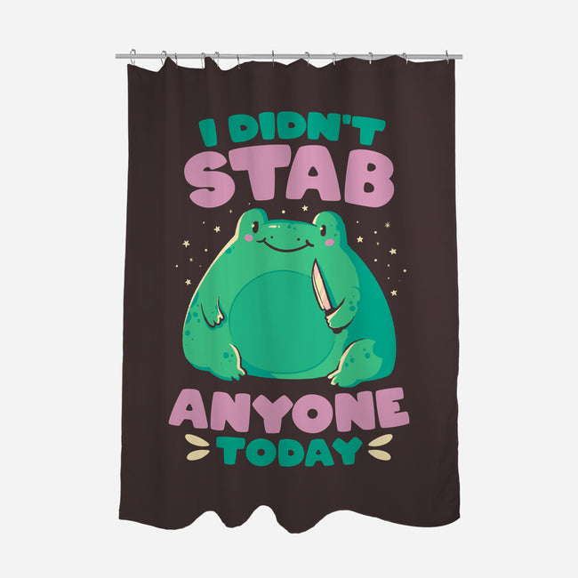 I Didn't Stab Anyone Today-None-Polyester-Shower Curtain-eduely