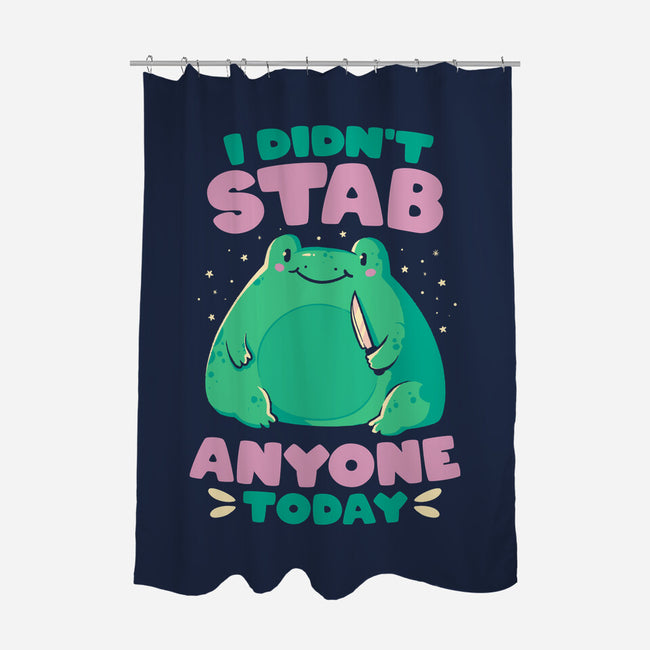 I Didn't Stab Anyone Today-None-Polyester-Shower Curtain-eduely