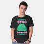 I Didn't Stab Anyone Today-Mens-Basic-Tee-eduely