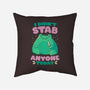 I Didn't Stab Anyone Today-None-Removable Cover w Insert-Throw Pillow-eduely