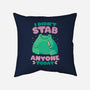 I Didn't Stab Anyone Today-None-Removable Cover w Insert-Throw Pillow-eduely