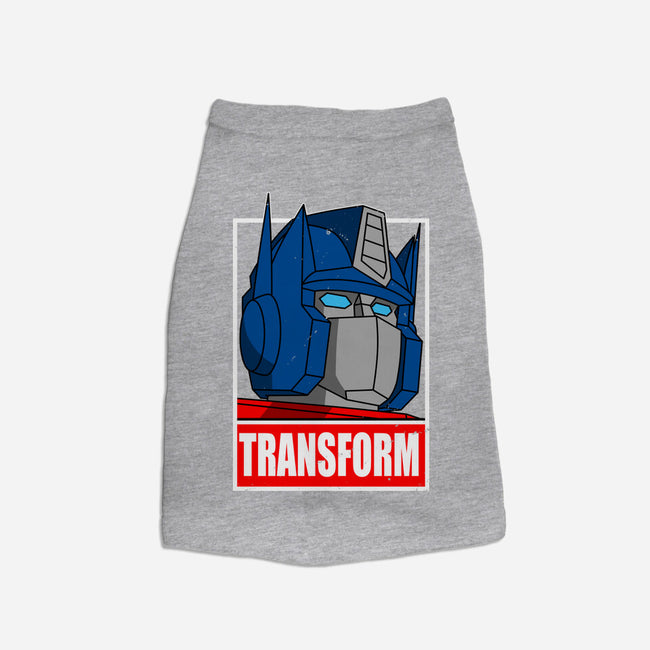 Obey And Transform-Dog-Basic-Pet Tank-Boggs Nicolas