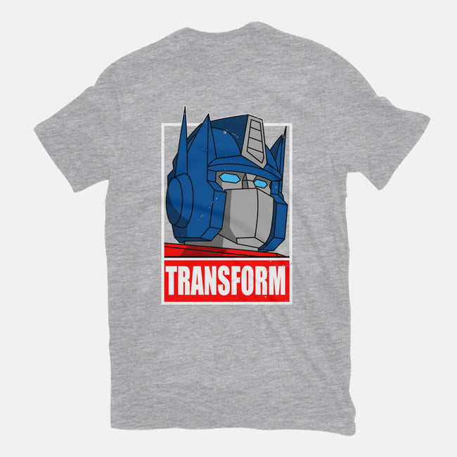Obey And Transform-Womens-Fitted-Tee-Boggs Nicolas