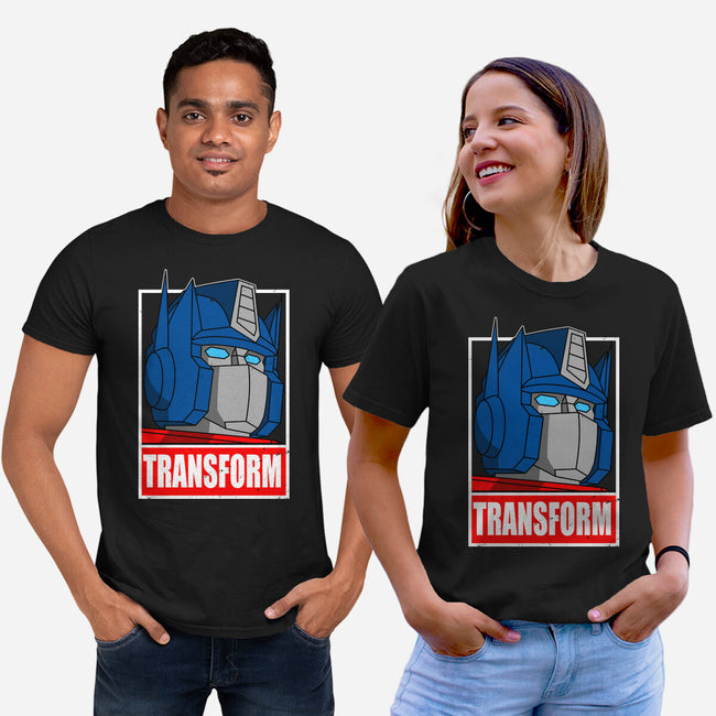 Obey And Transform-Unisex-Basic-Tee-Boggs Nicolas