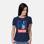 Obey And Transform-Womens-Basic-Tee-Boggs Nicolas