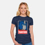 Obey And Transform-Womens-Fitted-Tee-Boggs Nicolas