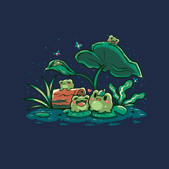 Froggy Friends-Mens-Long Sleeved-Tee-TechraNova