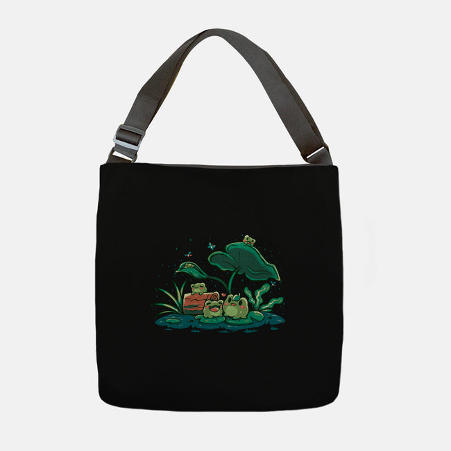 Froggy Friends-None-Adjustable Tote-Bag-TechraNova