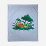 Froggy Friends-None-Fleece-Blanket-TechraNova