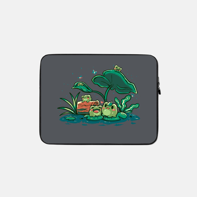 Froggy Friends-None-Zippered-Laptop Sleeve-TechraNova