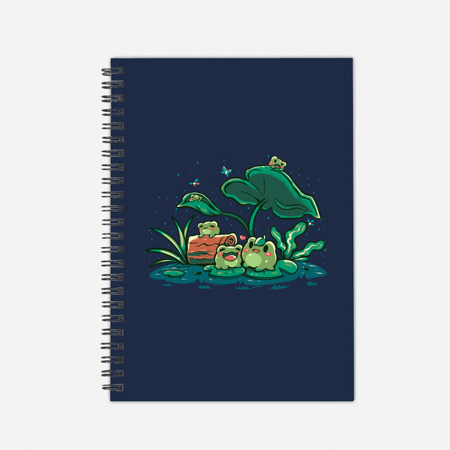 Froggy Friends-None-Dot Grid-Notebook-TechraNova