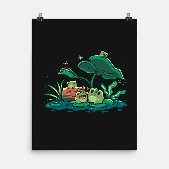 Froggy Friends-None-Matte-Poster-TechraNova