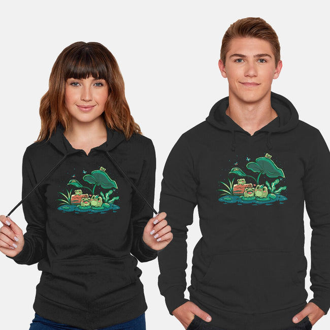 Froggy Friends-Unisex-Pullover-Sweatshirt-TechraNova