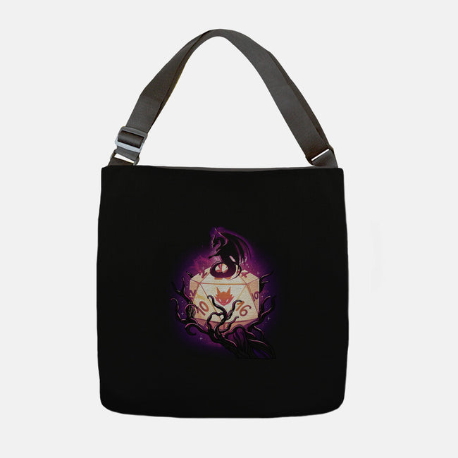 Magic Dragon Dice-None-Adjustable Tote-Bag-Vallina84