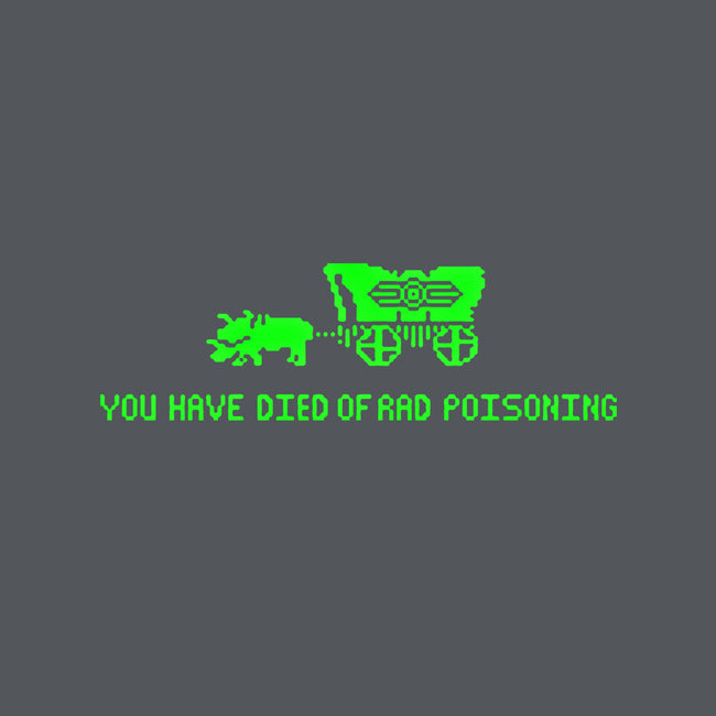 You Have Died of Rad Poisoning-womens v-neck tee-teddythulu
