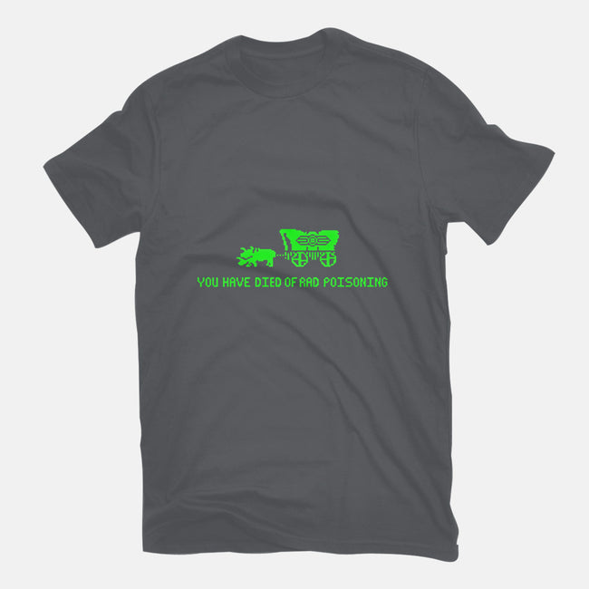 You Have Died of Rad Poisoning-mens basic tee-teddythulu