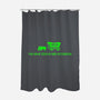 You Have Died of Rad Poisoning-none polyester shower curtain-teddythulu