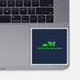 You Have Died of Rad Poisoning-none glossy sticker-teddythulu