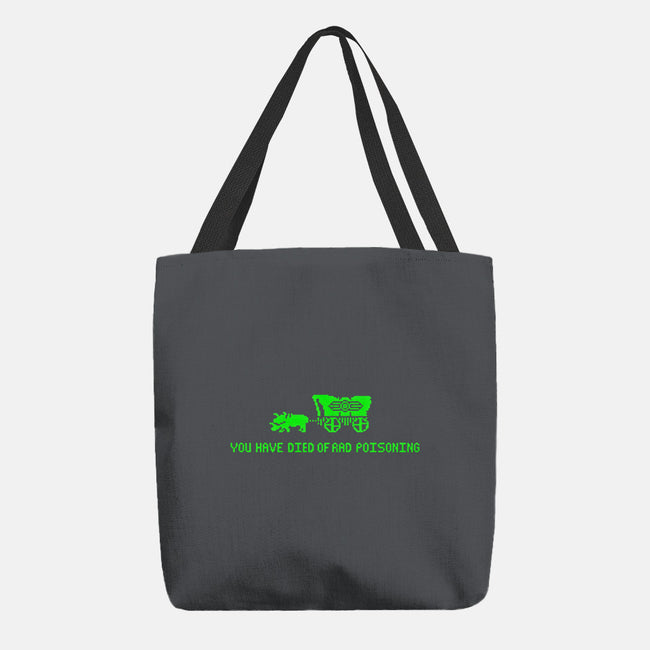 You Have Died of Rad Poisoning-none basic tote-teddythulu