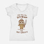 We All Scream For Ice Cream-Womens-V-Neck-Tee-kg07