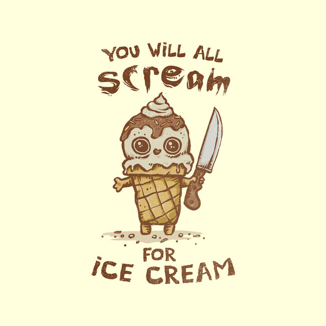We All Scream For Ice Cream-Unisex-Kitchen-Apron-kg07