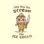 We All Scream For Ice Cream-Unisex-Kitchen-Apron-kg07