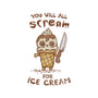 We All Scream For Ice Cream-Womens-V-Neck-Tee-kg07