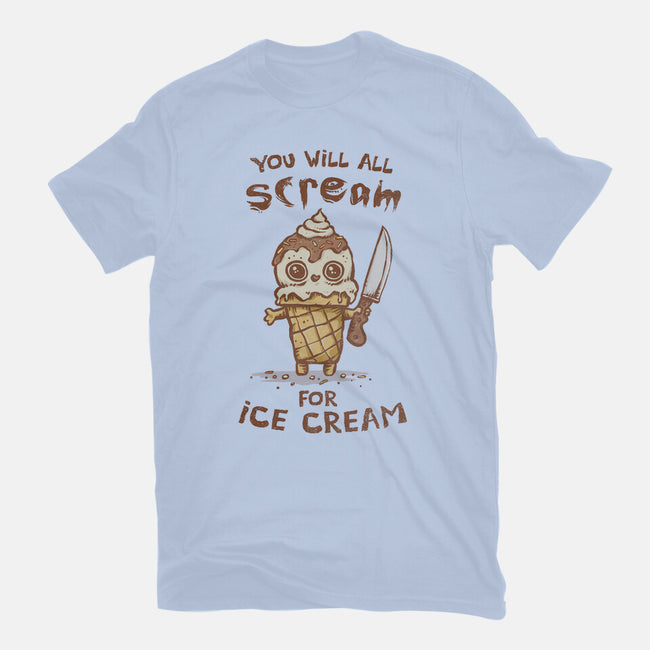 We All Scream For Ice Cream-Mens-Heavyweight-Tee-kg07