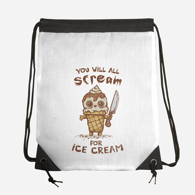 We All Scream For Ice Cream-None-Drawstring-Bag-kg07