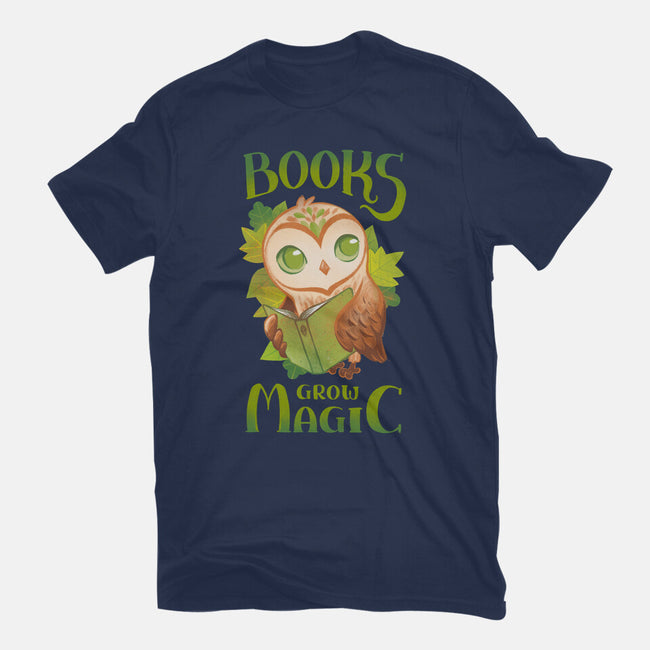 Books Grow Magic-Youth-Basic-Tee-ricolaa