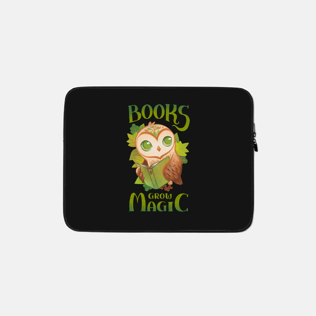 Books Grow Magic-None-Zippered-Laptop Sleeve-ricolaa