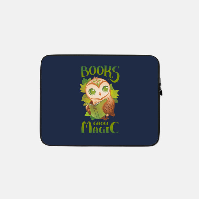 Books Grow Magic-None-Zippered-Laptop Sleeve-ricolaa