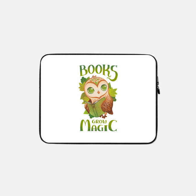 Books Grow Magic-None-Zippered-Laptop Sleeve-ricolaa