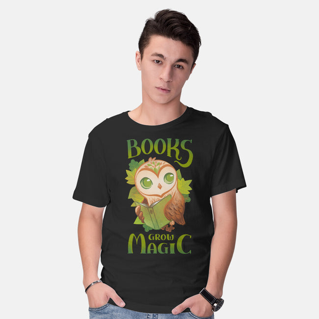 Books Grow Magic-Mens-Basic-Tee-ricolaa