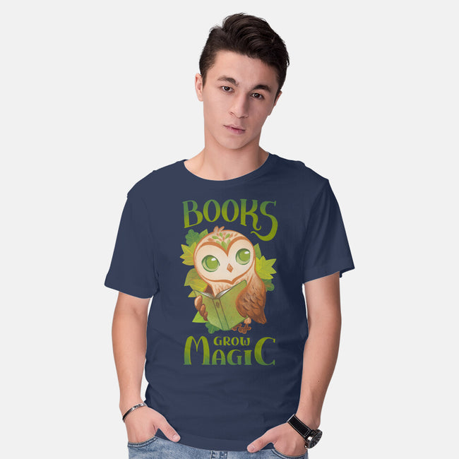 Books Grow Magic-Mens-Basic-Tee-ricolaa