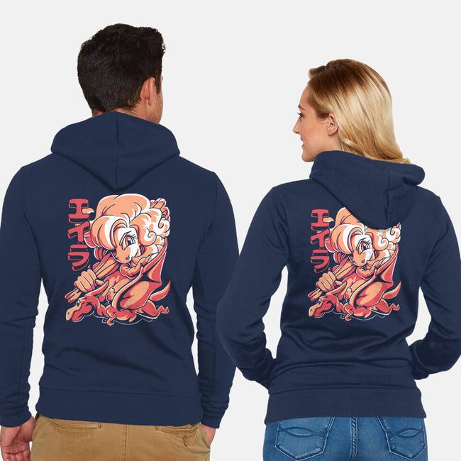 Prehistoric Warrior-Unisex-Zip-Up-Sweatshirt-estudiofitas