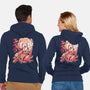 Prehistoric Warrior-Unisex-Zip-Up-Sweatshirt-estudiofitas