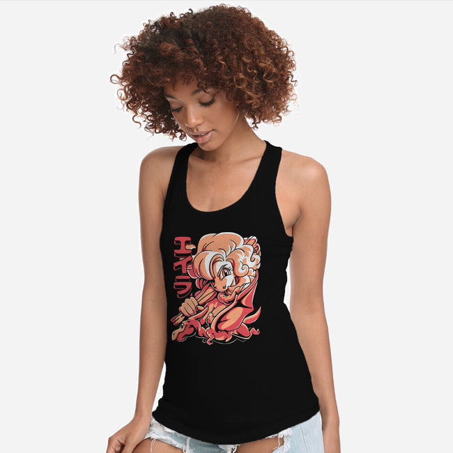 Prehistoric Warrior-Womens-Racerback-Tank-estudiofitas