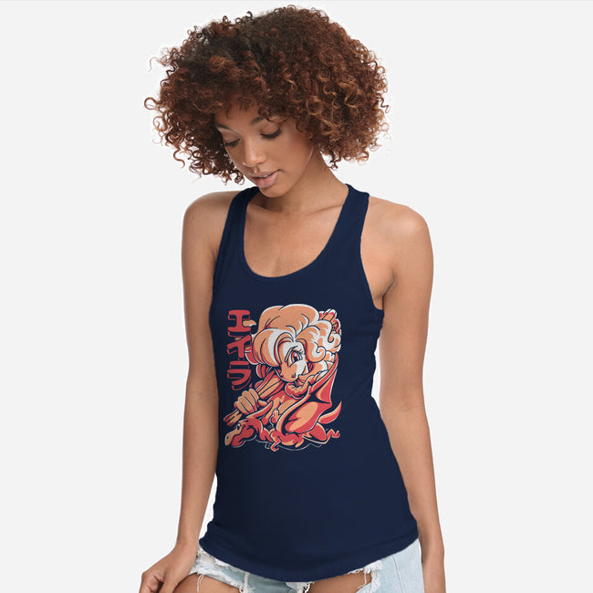 Prehistoric Warrior-Womens-Racerback-Tank-estudiofitas