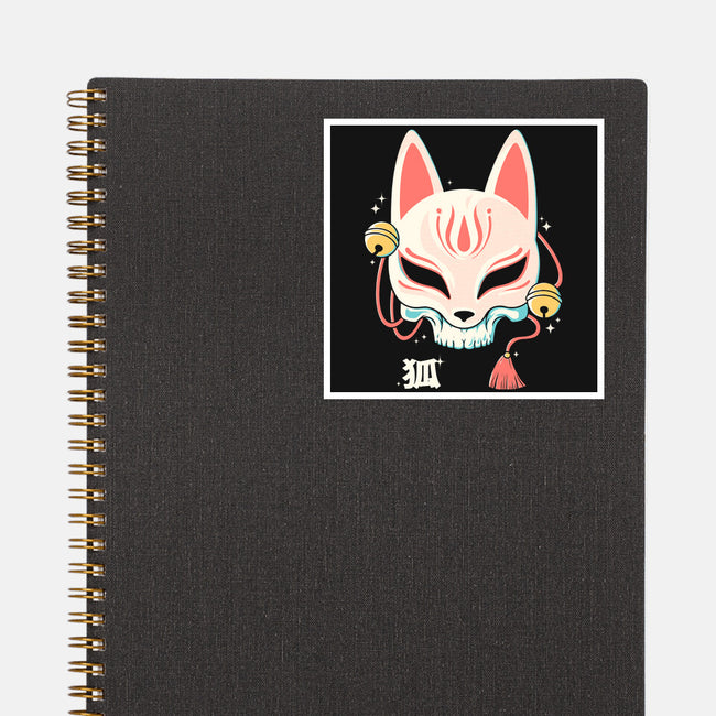 Kitsune Skull-None-Glossy-Sticker-Eoli Studio