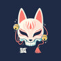 Kitsune Skull-Unisex-Pullover-Sweatshirt-Eoli Studio
